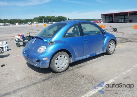 2001 Volkswagen New Beetle Gl из США, поврежденный, VIN 3VWBB21C61M461657